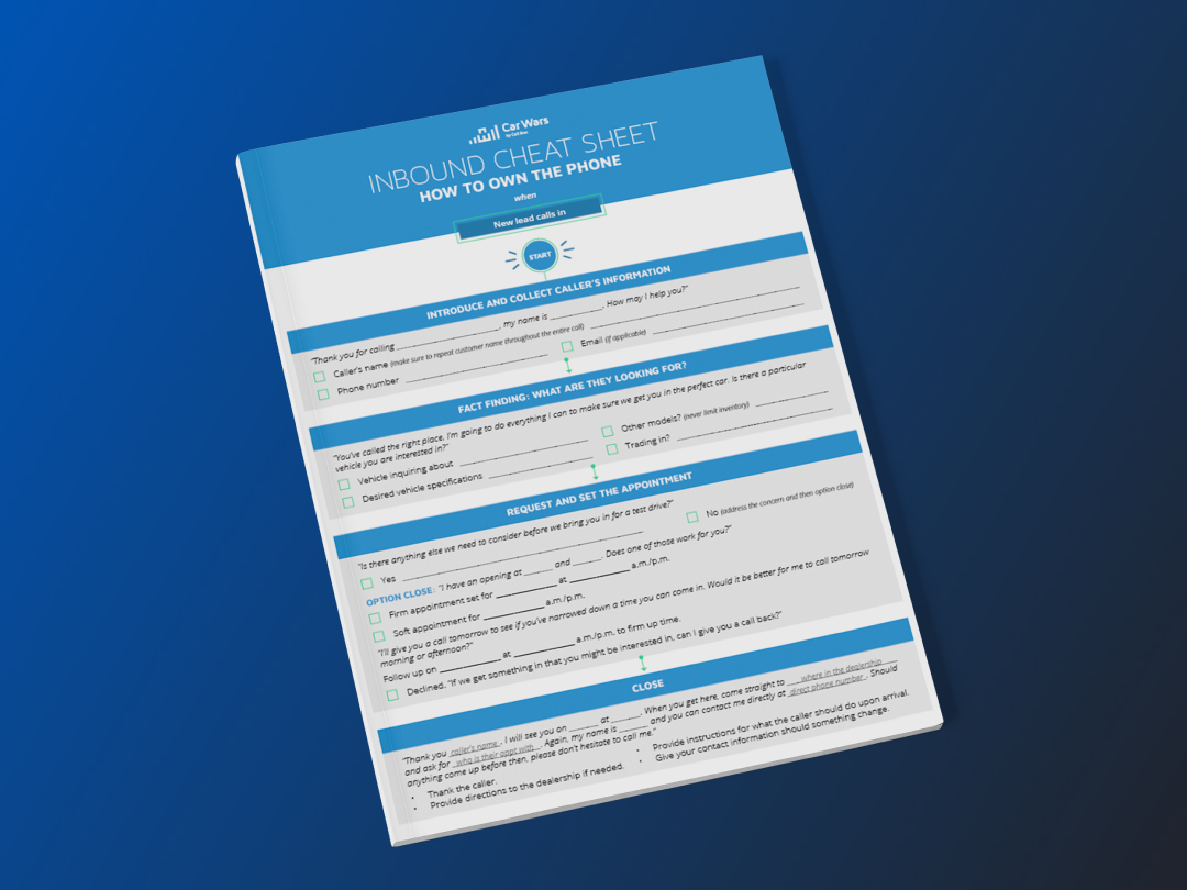 Inbound and outbound cheat sheets
